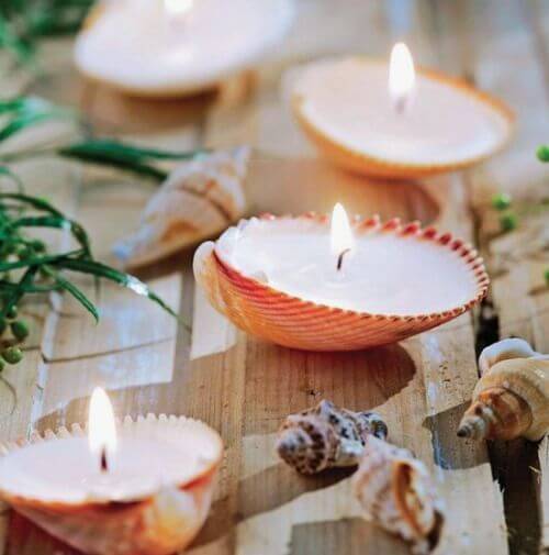 Fabricación de velas aromáticas naturales para el hogar, regalo y jardín.  Decoración artesanal.